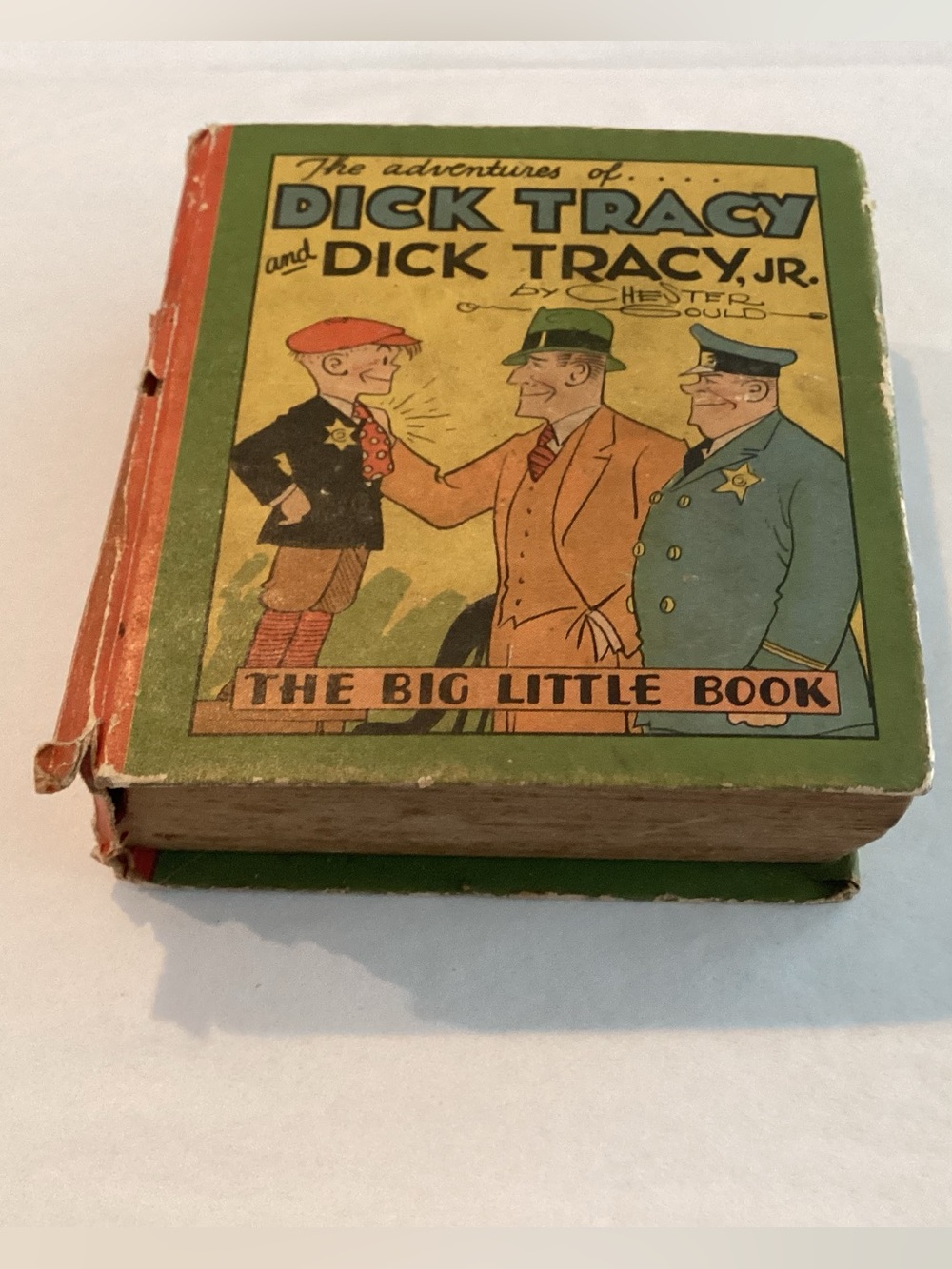 Antique 1933 First generation Big Little Book Titled The Adventures of Dick T